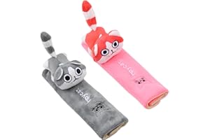 Natuce Almohadillas para Cinturón de Seguridad, 2 Piezas Protector Cinturon Coche, Auto Almohada para Cinturón de Seguridad, Accesorios Coche Interior, para Protegen Hombro Cuello