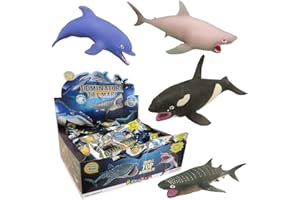 SBABAM, Dominatori dei Mari, Animal Discovery, Giochi per Bambini da Edicola, Gioco Animali per Bambini Come Squalo, Delfino e Balena, Pack 3 Pezzi, Idee Regalo Bambino, dai 3 Anni