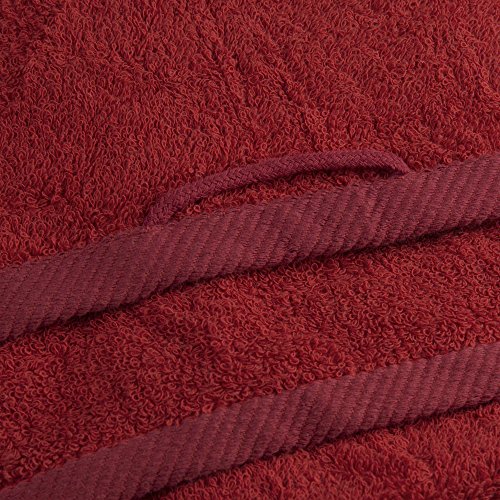 Saunatuch 80×200 saugfähige Baumwolle, flauschiges Frottee Badetuch Strandlaken, Herren u. Damen Frottiertuch 480g/m², Stripes CelinaTex 0002154 rot - 2