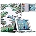 Produktbild Yokata Apple iPad 2 / iPad 3 / iPad 4 Hülle Case Schutzhülle Tasche mit Standfunktion und Auto Sleep / Wake Up Funktion Slim Ultra Dünn Hochwertiges PU Leder Etui Ledertasche für Apple iPad 2 / 3 / 4 (9,7 Zoll) Tablet Etui - Grüne Blätter