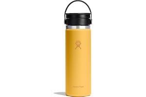 Hydro Flask – Wide Flex Sip Lid Coffee 591 ml (20 oz) – Läckagesäker, Isolerad, Passar mugghållare – Håller Drycker Kalla 24