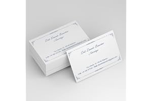 PRINTSERVIS Printed Carte de visite personnalisée couleurs et design des bords au choix Impression en couleur uniquement sur carton (80 x 50 mm) 300 g (professionnel)