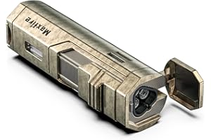 Maxfire Sturmfeuerzeug Jetflamme Gas Nachfüllbar, 3 Flammen Jet Feuerzeug (Verkauft ohne Gas)