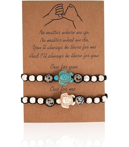 2 Bracciali Dell'Amicizia Con Farfalla Blu E Rosa - Regolabili Per Migliori Amiche, Coppie O Sorelle