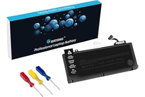 BRTONG A1322 A1278 Replacement Battery for Mac Book Pro 13" A1322 A1278 (Mid 2009, Mid 2010, Early and Late 2011, Mid 2012 Version)11.1V 6000mah/66.6Wh