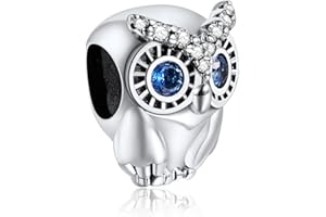 Annmors Charms Cute Animal Dog Black Cat 925 Sterling Silver Bead Pendant for Bracelet&Necklace,Birthday Mother's day Christmas Jewelry Gifts for Women Girl