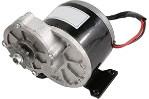 Alomejor Motor Eléctrico De Reducción De Engranajes con Piñón De 9 Dientes De CC 12v 250w para E-Bike Scooter