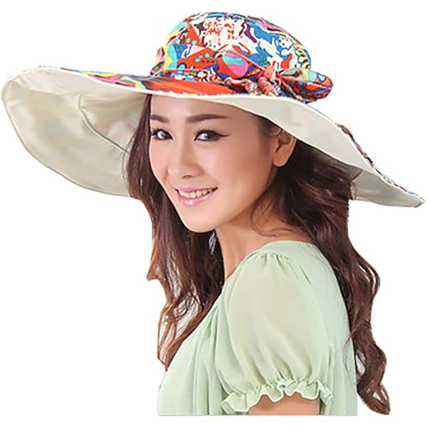 Kentop Chapeau De Soleil Large Bord Chapeau Chapeau De Paille Femme Chapeau De Plage Visière
