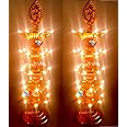 Veena@ Puja Light for Mandir 5 Layer Electric Diya 35 Deep Tested-Trusted Electric Diya for Pooja Room Deepak Light Pooja Diya LED Light Pack of 2 Diya |f58.13