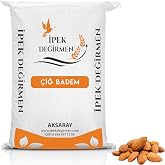 İpek Değirmen &Ccedil;iğ Badem 1 Kg - Klasik Ham &Ccedil;erez Lezzeti Saf