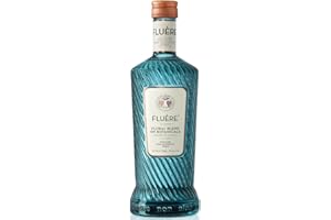 FLUÈRE Gin Alternative – Floral Blend, Non-Alcoholic Distilled Spirit with Juniper, 70 cl | Low Calories | Created for Cocktails | Coriander Seed, Juniper Berries, Lavender and Lime Peel