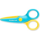 STAEDTLER 965 40 BK Noris Junior Safety Scissors for Right Handed Ages 3 and Up, 10 cm (Pack of 1)