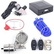 Clapet D'Échappement Électrique Mota Valve 63 Mm - Contrôle Télécommande - Pour Son Sportif Réglable