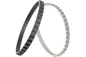 Sbeite Lot de 2 Courroies d'entraînement RCX23002 Aquavac Tiger Shark pour Nettoyeur de Piscine Hayward Aquavac Tiger Shark (Plus et QC) et SharkVac 1 Noir et 1 Blanc