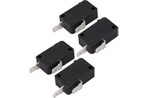 BQLZR Lot de 4 interrupteurs de porte de four à micro-ondes 125 V 250 V 16 A de rechange pour SZM-V16-FD-63