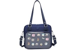 CHERRY SAUCE Oxford Ita Sac à bandoulière Sac à bandoulière Sacoche Sac à dos Sac à dos Multi-usage Affichage des épingles