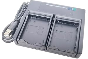 EMOVERY Podwójna ładowarka USB do Panasonic VW-VBT190 VW-VBT380 VW-VBY100E VW-VBK180 VW-VBK360 VW-BC10E HC-V520 HC-V550 HC-V720