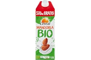Céréal Bevanda Mandorla Bio, Latte di Mandorla senza Lattosio e senza Glutine, da Agricoltura Biologica Italiana, 1,5L