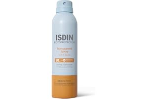 ‎ISDIN Fotoprotección Isdin DE Fotoprotector Wet Skin Transparent Spray LSF 50 (250ml) Wasserfest und Wet Skin unsichtbarer und leichter Lichtschutz