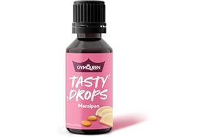 ‎GYMQUEEN GymQueen Tasty Drops, Marzipan, Flavour Drops ohne Kalorien, 30ml