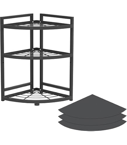 Étagère D'angle Acrylique 2 Niveaux - 18x18x21cm - Organisateur Transparent Pour Salle De Bain, Cosmétiques Et Cuisine