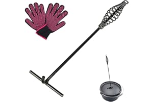 lève-Couvercle de Four hollandais,Lève-Couvercle de Casserole,Dutch Oven Cocotte en fonte,Lève-couvercle Dutch Oven,pour soulever des poids et transporter des ustensiles de cuisine (42cm)