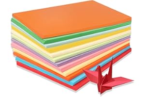 RIVIEVAL A4 Colored Paper 100 Sheets 70gsm | Assorted Colors for Origami, Painting, Arts & Crafts | Kids, Adults, Beginners | Premium Art Paper for School Projects, DIY, Creative Design
