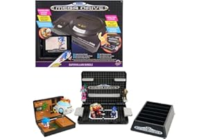 Réplique collection Console rétro pliable SEGA Mega Drive - Console Heroes Sonic Boss Bundle - 4 figurines Supervillains (Mecha Robotnik, Mecha Sonic, Mr. X, Death Bringer) et Diorama Sonic 1 exclusif