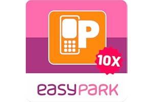 T TAKONE TAKONE EasyPark Vignette Sticker – Neu 10x Wiederablösbare Aufkleber 80×80 mm, Rückstandsfrei & UV-beständig, Für Windschutzscheibe