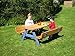 Produktbild Kinderpicknick-Sitzgruppe mit Rückenlehne / Material: Lärchenholz / Länge: 120 cm / Tischhöhe: 52 cm / Sitzhöhe: 28 cm / Breite: 120 cm