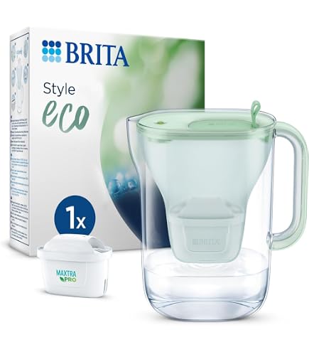 Carafe Filtrante Phox Wave 2,8 L - Cartouche Rechargeable Alcaline - Filtre Eau Durable Made In UK