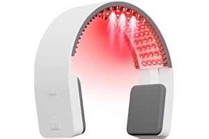 ‎QMELE LED-Rotlichttherapie-Haarpflegegerät mit 650nm, 850nm & 450nm Licht – Verbessert die Kopfhautgesundheit, gegen Haarausfall bei Männern und Frauen