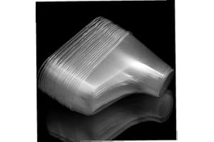 TOSSPER 20 Pcs Clear Plastic Baby Foot Model Shoes Display Showcase Toddler Shoe Supports Shaper Stand Holder for Kid Booties Shoes Socks