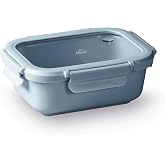 LACOR 64640 &ndash; Ceram Blue Container, Ceramic, 400 ml, Microwave Safe | Preserves food well organized; oven safe, microwave saf