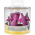 Wilton Cake Piping Tip Set with Silicone Stand, Purple, 7 Pieces