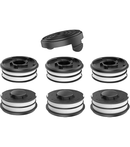 Bobines De Rechange Pour Débroussailleuse Einhell GC-ET 4530 - Lot De 4 Avec Capuchon | Fil Nylon 1.4mm, Alimentation Automatique - 4
