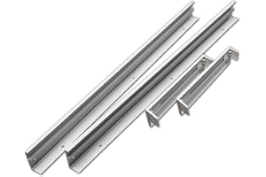 LED ATOMANT Packung mit 2 Aufbaurahmen für Slim LED Einbaustrahler Panel 120x30cm, Weiß lackiertes Aluminium, Panel nicht inklusive