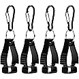 RoxNvm Glove Clips, Glove Clip Holder, 4 PCS Glove Grabber Clip Safety Work Glove Clip Glove Keeper, Glove Clamp Grabber Catcher Labor Glove Holder Guard Work Safety Clip for Work Gloves