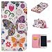 Produktbild Nancen Samsung Galaxy S7 Plus (6 Zoll) Handyhülle, Bunt Nette Romantische Muster Flip Etui Case Cover Lederhülle PU leder Folio Bookstyle Schutzhülle mit Standfunktion, Brieftasche und Karte Tasche [Bunte Schmetterlinge]