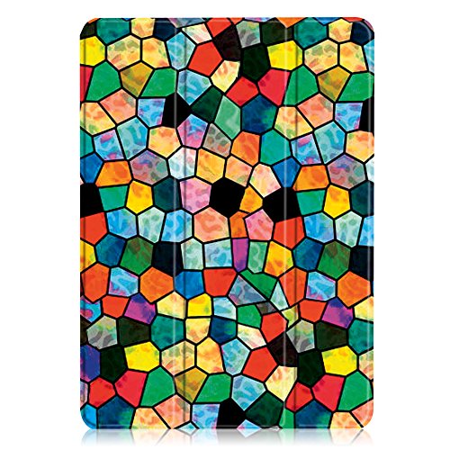 Fintie Samsung Galaxy Note 10.1 2014 Edition / Samsung Galaxy Tab Pro 10.1 T520 T525 Hülle Case – Ultra Slim Lightweight superleicht Stand Smart Shell Schutzhülle Cover Tasche Etui mit Auto Schlaf/Wach Funktion, Mosaic - 3