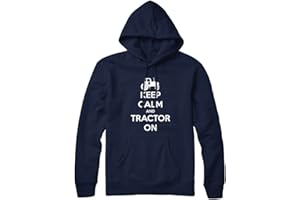 DAYTRIPPER Keep Calm and Tractor On Funny Farming Farmers Mens Womens Unisex Hoodie