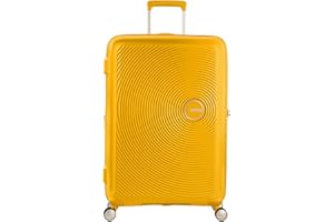 American Tourister Soundbox - Spinner S Powiększana Walizka Podręczna, 55 cm, 35.5/41 L, Żółty (Golden Yellow)