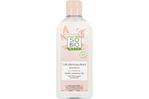 So'Bio étic - Lait démaquillant soyeux, Lait d'ânesse bio, tous types de peaux 200ml