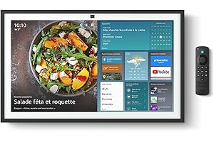 Amazon Echo Show 21 (Nouvelle génération) | Superbe écran connecté 21" avec Fire TV intégré, son puissant imposant, streaming HD immersif et Alexa