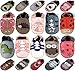 MiniFeet Premium Soft Leather Baby Shoes, Boys Blue Sandal 12-18 Months