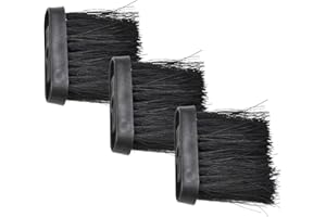 YEWSEAS 3 PCS Replacement Fireplace Brush, Replacement Broom for Fireplace Companies, Oblong Replacement Brush Head Refill Pack, Form Bürstenkopf Kamin Feuerherd Kaminbürste für Zuhause und Kaminreinigung