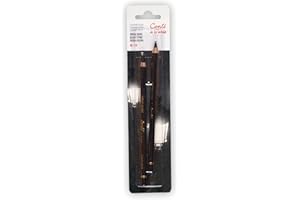 Conté à Paris Pierre Noire HB and 2B Drawing Pencils (Pack of 2)