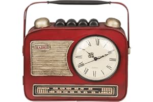 Out of the blue Caja metálica para Llaves con Reloj, Rojo, Talla única