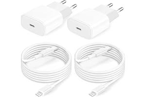 SUNRSON Ładowarka do iPhone'a, oryginalny kabel do ładowania Apple MFi, certyfikat do iPhone 14 13 12 11 Pro Max Plus Xs Xr SE 8 iPad, 4 szt. 25 W USB C, szybka ładowarka do szybkiego ładowania kabel