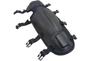 Avalon - Espinillera de protección para Trabajos de desbroce. Espinillera y Rodillera para desbrozadora con 4 Puntos de sujección y Sistema Acolchado para largas jornadas de Trabajo